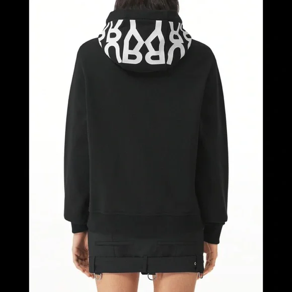 Burberry New wTags Poulter Drawstring Typographic Kangaroo Hoodie Multiple Sizes - Picture 4 of 5